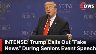 INTENSE MOMENT: President Donald Trump Criticizes Media While Addressing Seniors & Economy | AC1E
