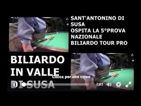 NASCIMBENE vs DI SANTE - 5^PROVA BILIARDO BTP 2016 SANT'ANTONINO di SUSA