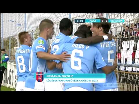 Nikolics Nemanja második gólja a Lombard Pápa - Videoton mérkőzésen