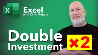 How Long to Double Your Money with the Rule of 72? Excel Tutorial