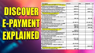 Discover E-Payment Web ID 3510020270 Charge On Your Bank Statement - Should You 