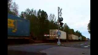 preview picture of video 'CSX Q020 5327 at Jordan, NY'