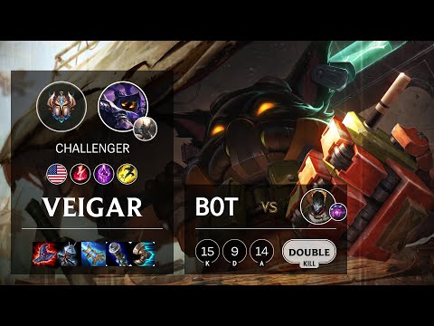 Veigar Bot vs Jhin - NA Challenger Patch 10.14