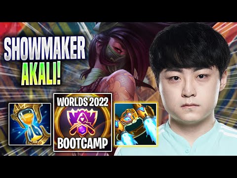 SHOWMAKER DESTROYING WITH AKALI! - DK ShowMaker Plays Akali TOP vs Aatrox! | Bootcamp 2022