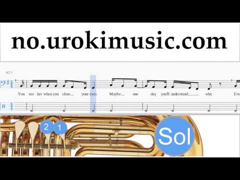 Tuba Kurs Passenger - Let Her Go Trening Studie Del 2 um-i935