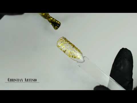 UV Nagellack No 079 Gold Pailletten-Glitzer 10ml – Christian Artesio
