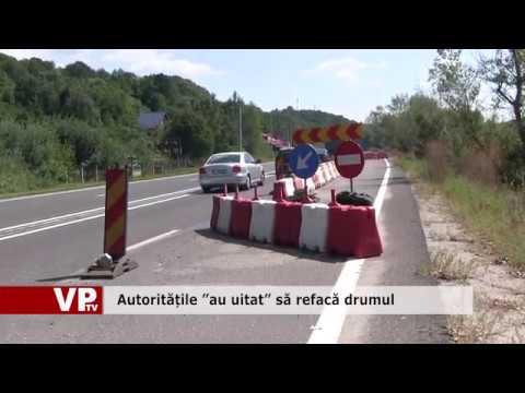 Autoritățile ”au uitat” să refacă drumul