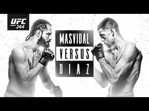 Jorge Masvidal vs Nate Diaz full fight (ufc 244)