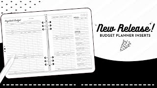 Budget Volume One - Planner Inserts! Customize Your Digital Planner SO Easily! 🤩 | P2P New Release 🎉