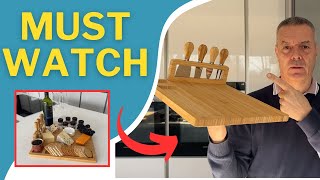 Bamboo Cheese Board Knife Set Review