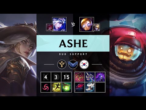Ashe Support vs Blitzcrank - KR Diamond Patch 25.04