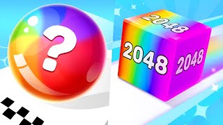 Ball Master 2048 ! Jelly Run 2048 - Merge Number Double Cubes & Balls Gameplay Ep 1