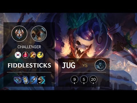 Fiddlesticks Jungle vs Karthus - KR Challenger Patch 10.10