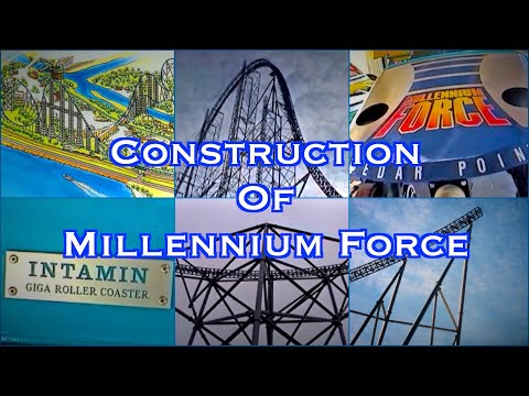 Construction of Millennium Force - (60FPS Extended Version)