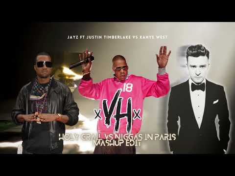 Holy Grail Vs Niggas In Paris - Jay Z ft Justin Timberlake Vs Kanye West (VH Mashup Edit)