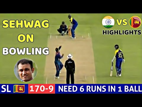 INDIA vs SRILANKA 170/10 in 2010 3rd odi | IND vs SL Micromax Cup Highlight | Tremendous Bowling