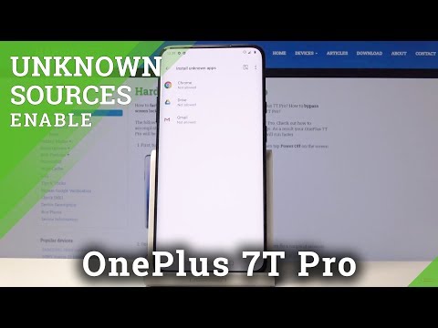 How to Enable Unknown Sources in OnePlus 7T Pro - Downloading Unofficial Apps