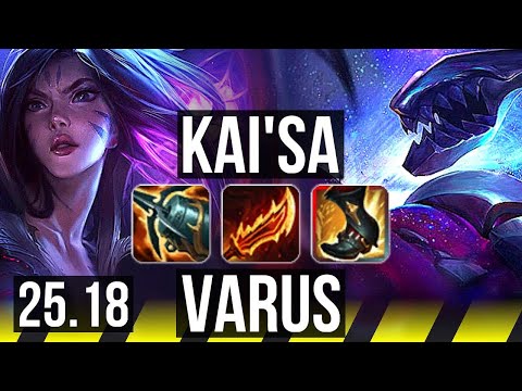 KAI'SA & Nautilus vs VARUS & Sylas (ADC) | 16/2/10, Legendary | EUW Diamond | 25.18