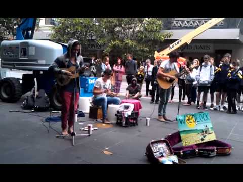 Woodlock performing at Melbourne - Little Lion Man