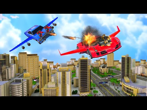 Flying Car Shooting Game: Modern Car Games 2020 - Gameplay Trailer (Android, iOS)