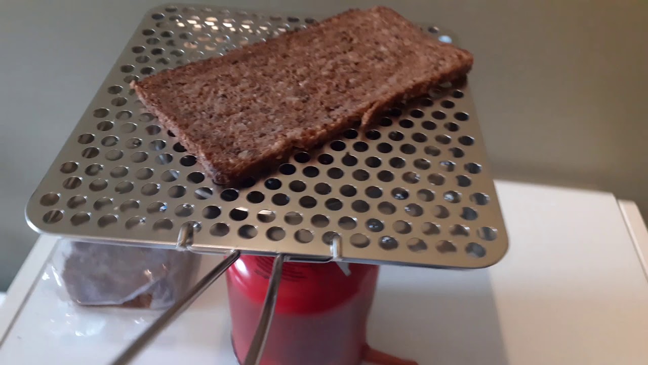 Unboxing test bread toaster grille pain IBILI camping gaz gas