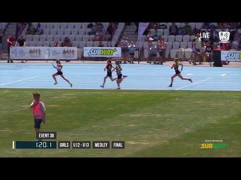 GIRLS U12-U13 MEDLEY FINAL - 2017 SUBWAY STATE RELAY CHAMPIONSHIPS // LAVicTV