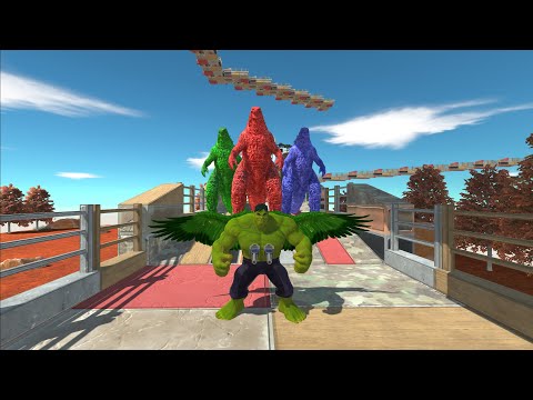 HULK HAS WEIGHT DEATH RUN - Animal Revolt Battle Simulator