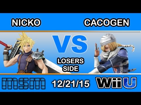 MSM 29 – 2Scoops | Nicko (Cloud) Vs. Cacogen (Sheik) Losers Side - Smash Wii U