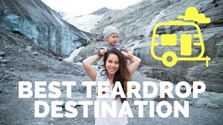 We Took Our Teardrop Trailer to a Glacier/ Glacier Hike / Beautiful Alaska