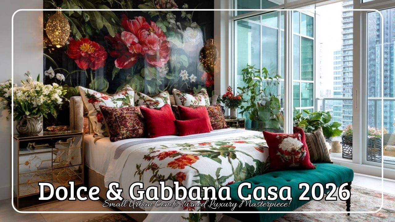 Dolce & Gabbana Casa 2026 Transforming Small Urban Condos into Luxury Masterpieces