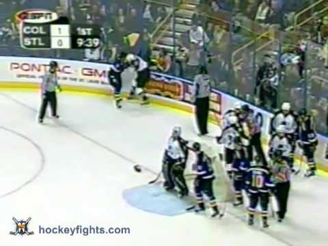 Steve Konowalchuk vs Scott Mellanby Feb 12, 2004