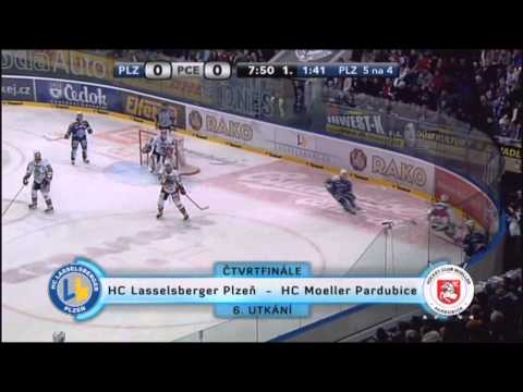 Play off O2 extraligy 2008/2009 - čtvrtfinále: HC Moeller Pardubice vs. HC Lasselsberger Plzeň