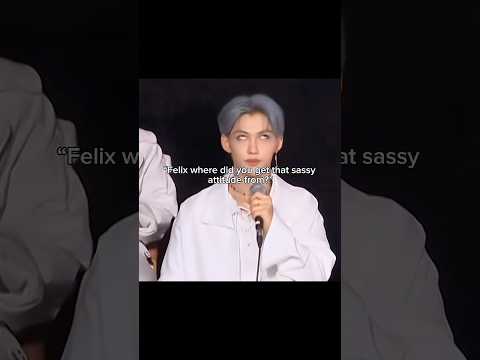 so there’s where Felix gets his sass from..😂 #shorts #short #felix