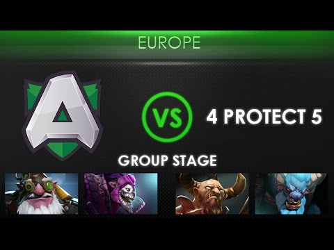 Alliance vs 4 protect five - Kiev Major Europe Qualifier: Group Stage - @SheeverGaming @MerliniDota