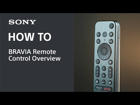 Tips Video | Remote Control Overview | Sony Official