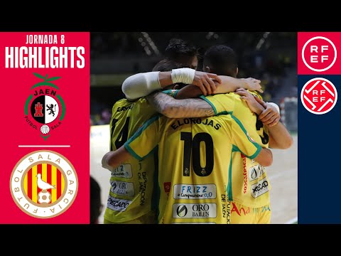 Resumen #PrimeraDivisiónFS | Jaén Paraíso Interior 7-2 Industrias Santa Coloma | Jornada 8