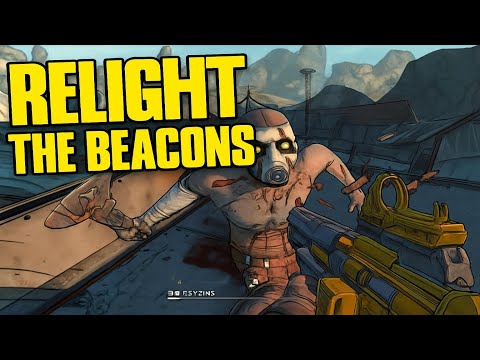 Relight The Beacons | Borderlands | Walkthrough, No Commentary, 4K