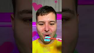 Brush² 🦷🦷 The Ultimate Toothbrush Double-Whammy Hack! #hack