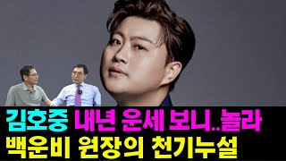 백운비 역리원장에게 물었습니다. 앞으로 김호중의 운세는? #김호중