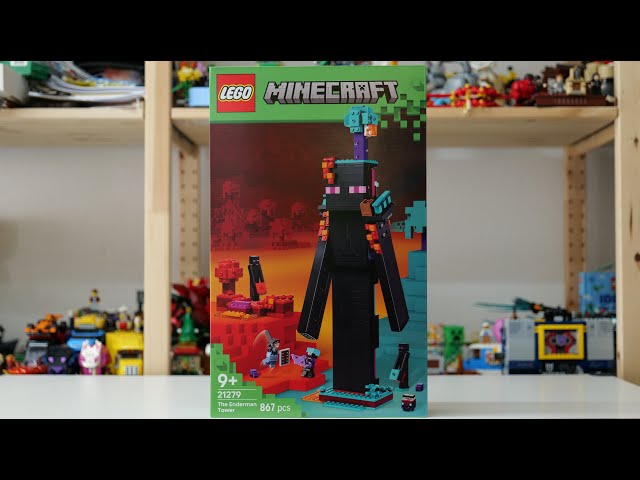 Vídeo relacionado con LEGO Minecraft 2 en 1 La Torre del Enderman - Juguete Modular Convertible en 2 Fortalezas - Figuras de Endermans, Endermitas y Portal de Inframundo - Regalo Gamer para Niños y Niñas de 9+ Años 21279
