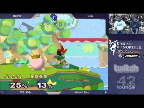 KotN3 - IPG | Kels (Fox) vs Wizard Alex (Jigglypuff) - Melee Pools