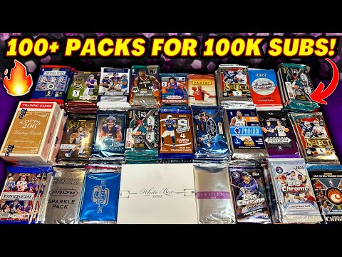 *MIND BLOWING PULLS GALORE!🤯 OPENING $20,000 SPORTS CARD PACKS TO CELEBRATE 100,000 SUBSCRIBERS!🔥