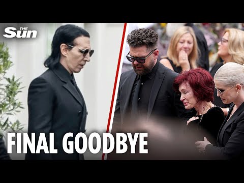 Marilyn Manson and Slipknot lead who’s who of rock at Ozzy Osbourne’s funeral