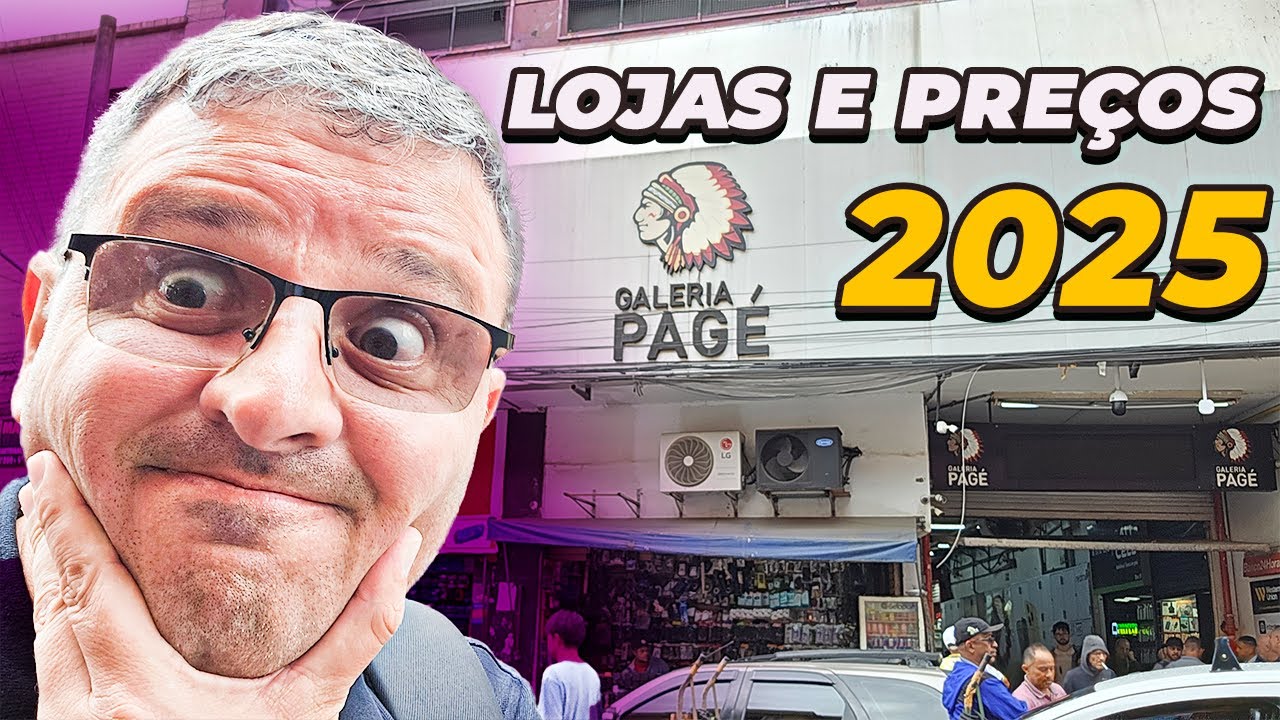 Tour nas lojas da Galeria Pagé na 25 de Março com preços 2025