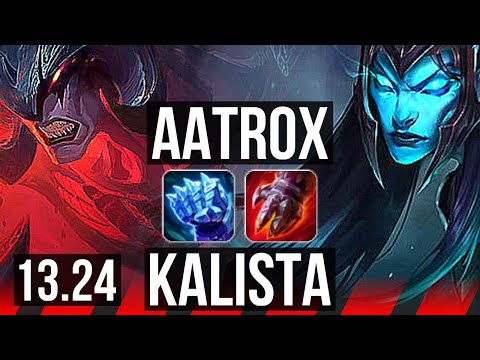 AATROX vs KALISTA (TOP) | 300+ games, 8/3/8 | NA Master | 13.24