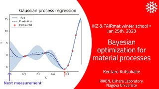 Kentaro Kutsukake: Bayesian optimization for material processes