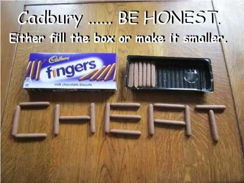 Cadbury chocolate fingers