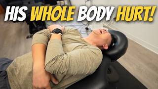 He Was SCREAMING From the Relief! || Full Chiropractic Adjustment + CRACKS With Dr. Tyler Bigenho