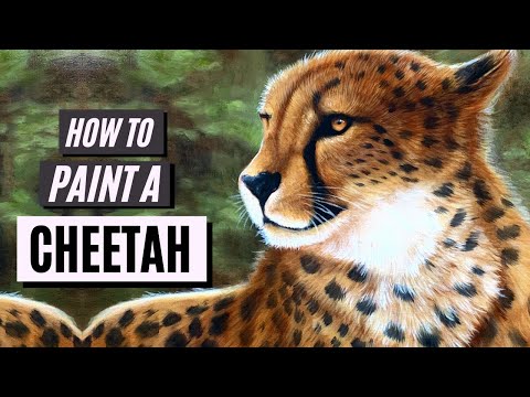 Learn How to PAINT A CHEETAH