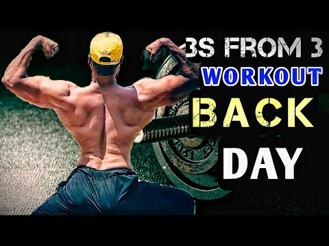 3 Back Exercise for Muscle Growth - Back Workout | 3S From 3 Workout